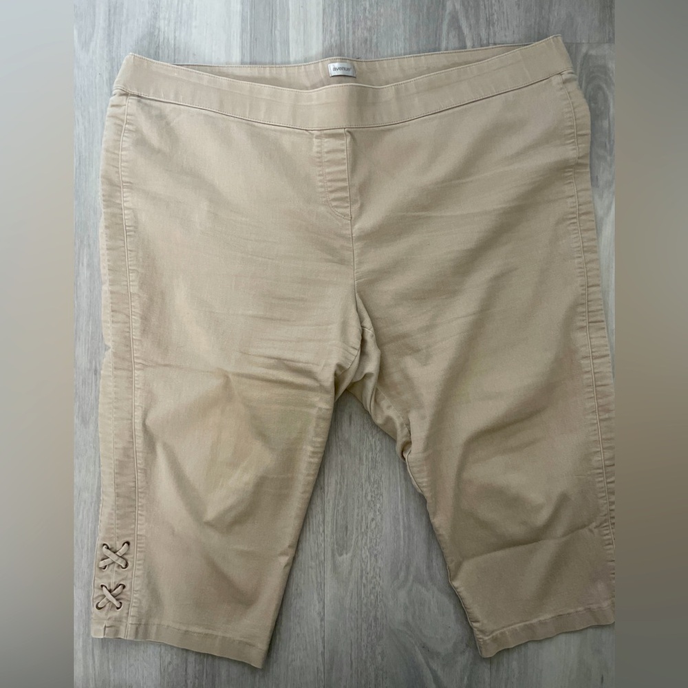 Khaki Capri Pants